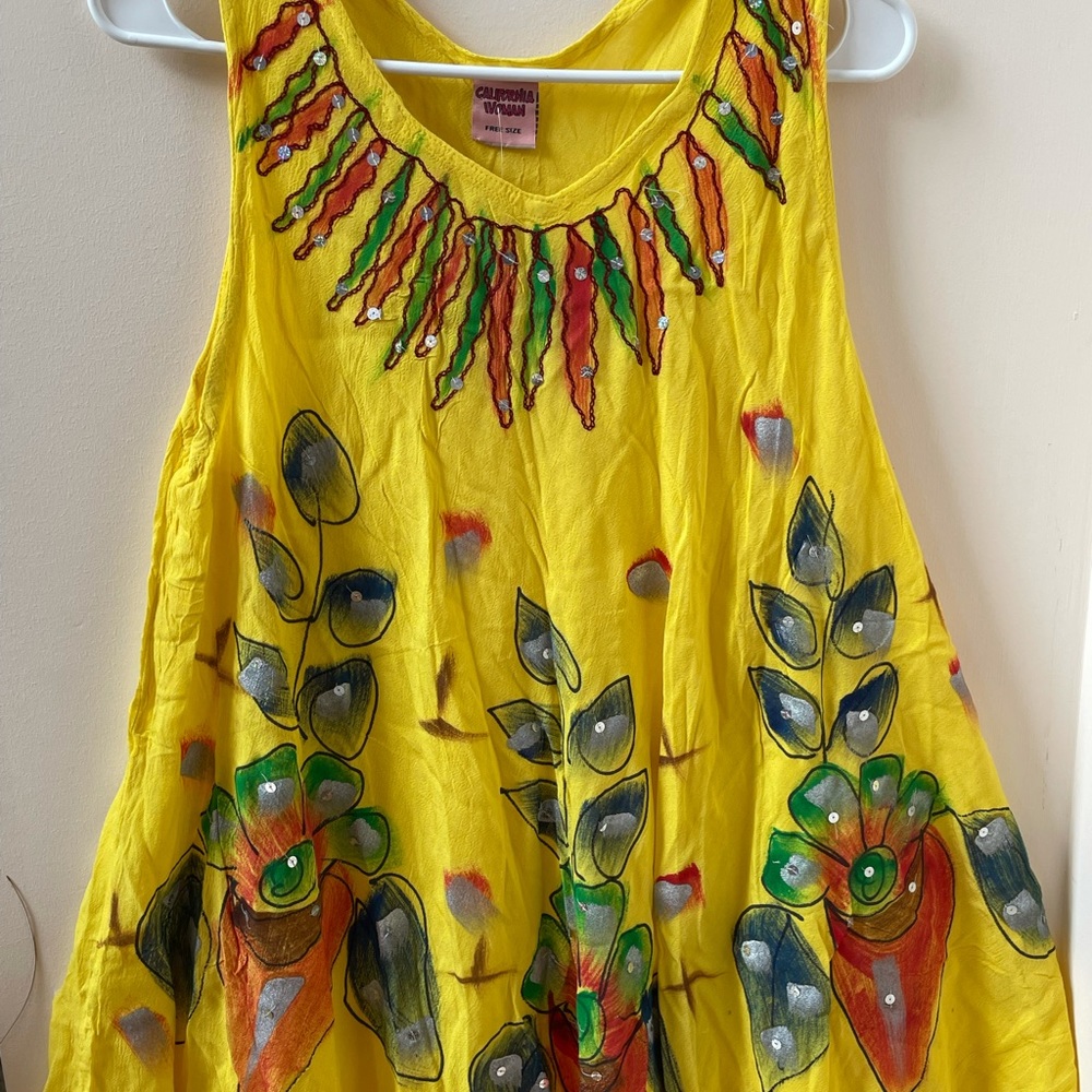 California Women Floral Sun Dress
